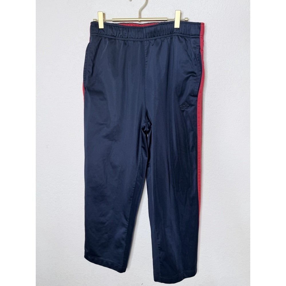 Starter Joggers Mens M 32-34 Navy Red‎ Stripe Sweatpants Gym